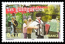 Image du timbre Les guinguettes