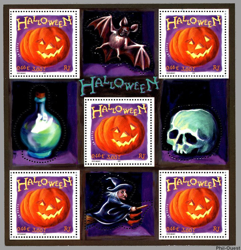 Image du timbre Bloc-feuillet Halloween