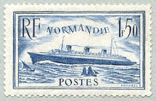 Le paquebot Normandie - 1936