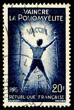 Image du timbre Vaincre la poliomyélite