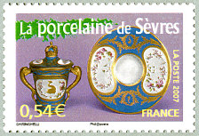 Image du timbre La porcelaine de Sèvres