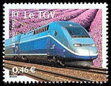Image du timbre Le TGV