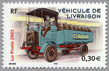 Image du timbre Véhicule de livraison
