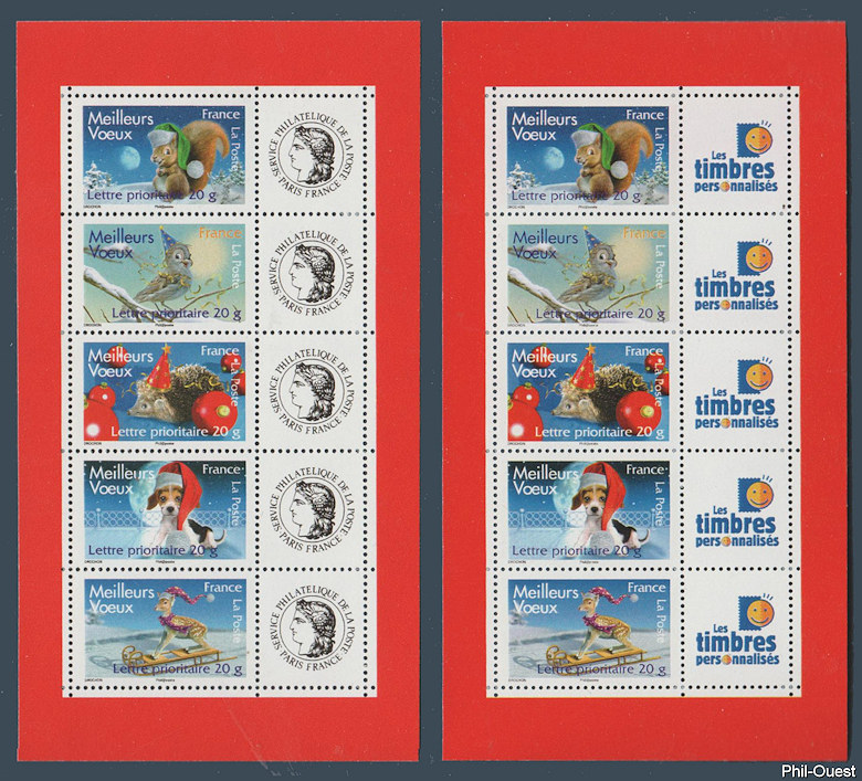 Image du timbre Meilleurs voeux 2008 - Feuillets personnalisés