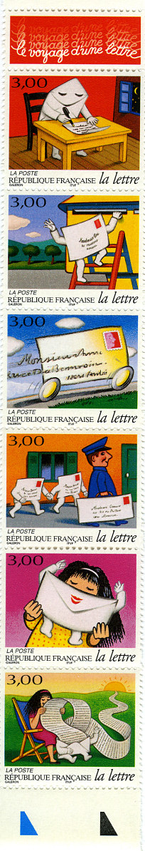 Image du timbre Bande-carnet de 12 timbres