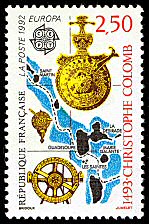 Image du timbre Christophe Colomb 1493