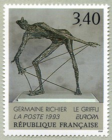 Image du timbre Germaine Richier «Le griffu»