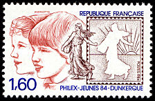 Image du timbre Philex-Jeunes 84 - Dunkerque