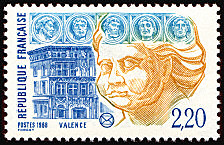 Image du timbre Valence 1988