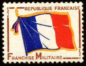 Image du timbre Drapeau français sans valeur faciale