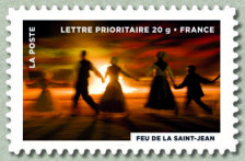 Image du timbre Le feu de la Saint Jean