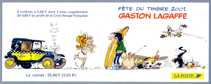 Carnet de timbres Gaston Lagaffe