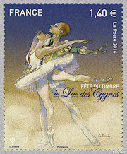 Image du timbre Le lac des Cygnes