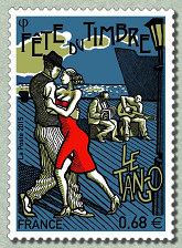 Image du timbre Le tango