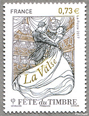 Image du timbre La valse