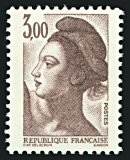 Image du timbre République, type Liberté - 3F