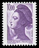 Image du timbre République, type Liberté - 10F