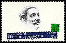 Image du timbre Alain 1868-1951