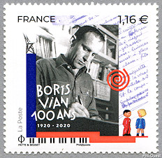 Boris Vian 100 ans  1920-2020 à 1,16 €