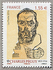 Image du timbre Charles Péguy 1873-1914
