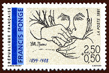 Image du timbre Francis Ponge 1899-1988
