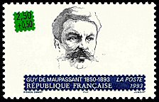 Image du timbre Guy de Maupassant 1850-1893