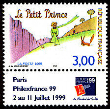 Philexfrance 99<BR>Antoine de Saint-Exupéry<BR>«Le Petit Prince» (5)