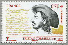 Image du timbre Tristan Corbière 1845-1875