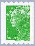 Image du timbre Marianne de Beaujard sans valeur faciale vert pour roulette