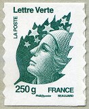 Image du timbre Lettre verte 250g