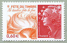 Image du timbre Marianne de Beaujard