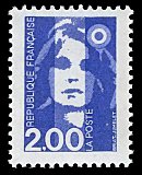 Marianne de Briat 2F bleu