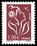 Image du timbre La Marianne de Lamouche brun 1,98 €