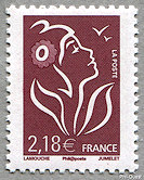 Marianne de Lamouche 2,18 € brun-prune