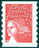 Image du timbre Marianne de Luquet sans valeur faciale autoadhésif pour carnet