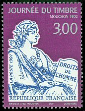 Journée du timbre 1997<BR>Le  Mouchon 1902 3F
