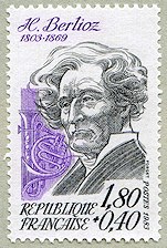 Image du timbre Hector BerliozCompositeur (1803-1869)