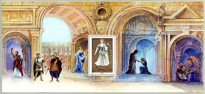 Image du timbre Souvenir philatélique La clémence de Titus - Prague 1791