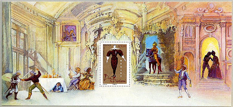 Souvenir philatélique Don Giovanni - 1787
