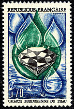 Image du timbre Charte européenne de l'eau