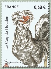 Image du timbre Le coq de Houdan