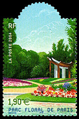 Image du timbre Parc Floral de Paris-Salon du timbre 2004