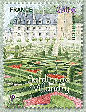Image du timbre Jardins de Villandry
