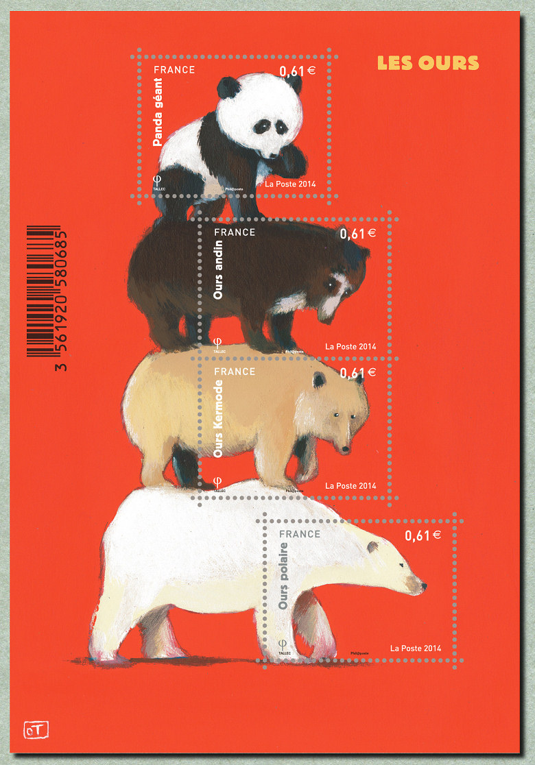 Image du timbre Les ours