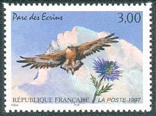 Image du timbre L'aigle royal et le chardon bleu
-
Parc des écrins - La barre des Ecrins,