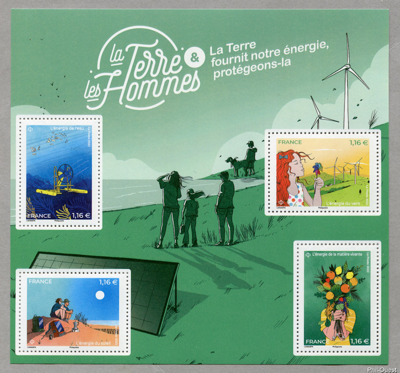Image du timbre La Terre fournit notre énergie, protégeons-la