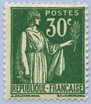 Image du timbre Type Paix 2ème série 30c vert