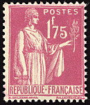 Image du timbre Type Paix 1ère série 1F75 rose-lilas