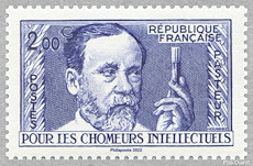 Louis Pasteur 1822-1895 - Le timbre à 2 €