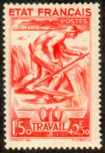 Image du timbre Travail